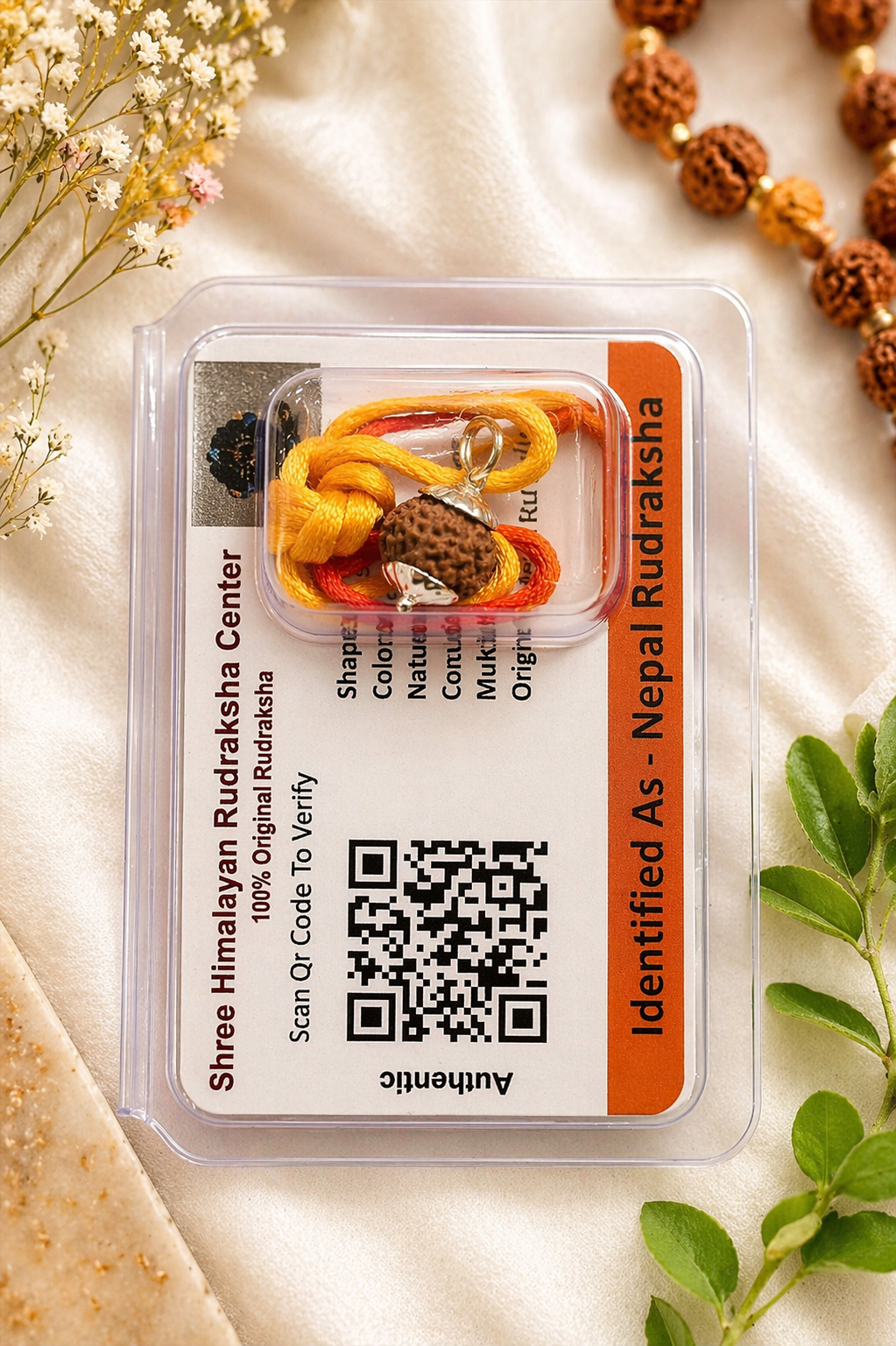 10 Mukhi Indonesian Rudraksha (Certified Original) | Ten Face Rudraksha for Protection, Peace & Spiritual Growth