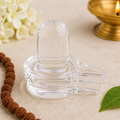 2 Inch Natural Sphatik Shivling | Pure Crystal Shivling for Puja, Abhishek & Positive Energy