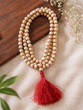 Premium Sandalwood Mala (Chandan Mala) 108 Beads – Pure Natural Fragrance | Meditation, Japa & Spiritual Healing Necklace