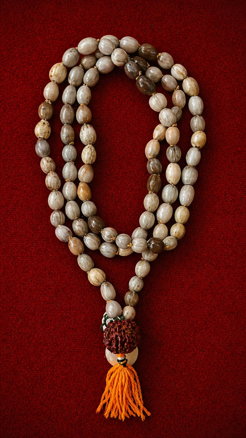 Original Vaijanti Mala (Vaijayanti Beads) – 108 Beads Sacred Prayer Mala | Spiritual Protection, Peace & Prosperity | Krishna Mala
