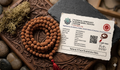 Lab-Certified Natural Rudraksha Mala (8mm) – Authentic 108+1 Beads for Meditation, Yoga & Spiritual Protection